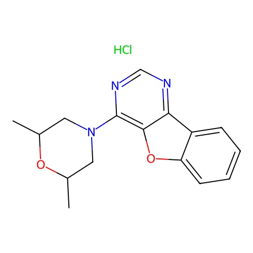 4-(2,6-Dimethylmorpholino)benzofuro[3,2-d]pyrimidine hydrochloride structure