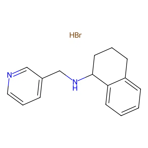 Pyridin-3-ylmethyl-(1,2,3,4-tetrahydro-naphthalen-1-YL)-amine hydrobromide structure