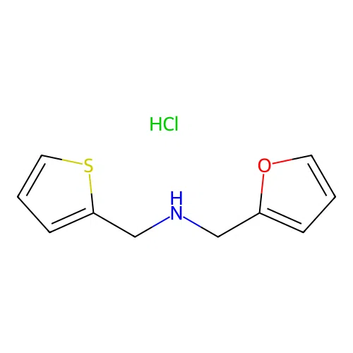 (2-Furylmethyl)(2-thienylmethyl)amine hydrochloride structure
