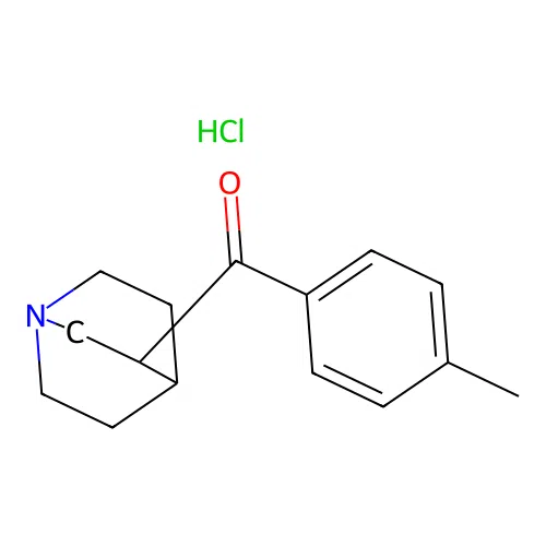 Quinuclidin-3-yl(p-tolyl)methanone hydrochloride structure