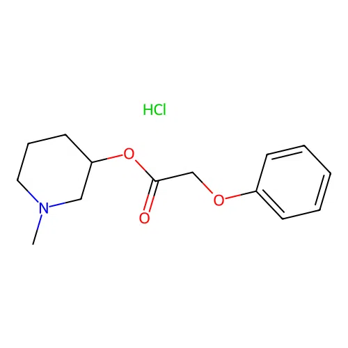 Phenoxy-acetic acid 1-methyl-piperidin-3-yl ester structure