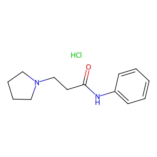 N-Phenyl-3-pyrrolidin-1-yl-propionamide structure