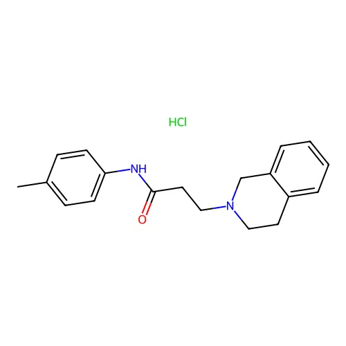 3-(3,4-dihydroisoquinolin-2(1H)-yl)-N-(p-tolyl)propanamide hydrochloride structure