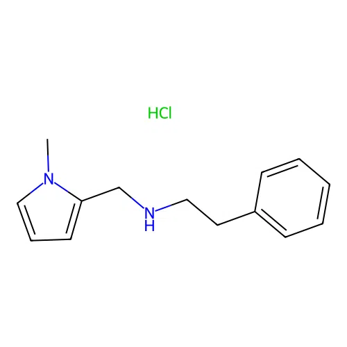(1-Methyl-1H-pyrrol-2-ylmethyl)-phenethyl-amine hydrochloride structure