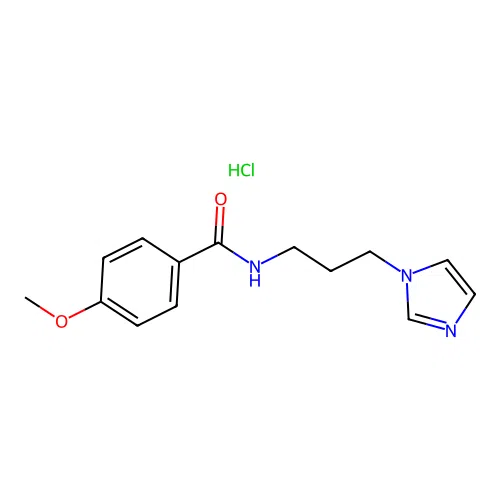 N-(3-Imidazol-1-yl-propyl)-4-methoxy-benzamide structure