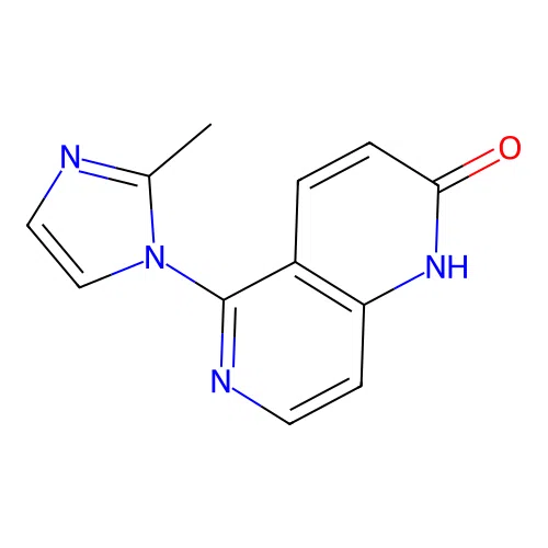 5-(2-methyl-1H-imidazol-1-yl)-1,6-naphthyridin-2(1H)-one structure