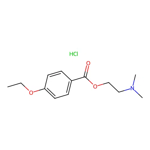 2-(Dimethylamino)ethyl 4-ethoxybenzoate hydrochloride structure
