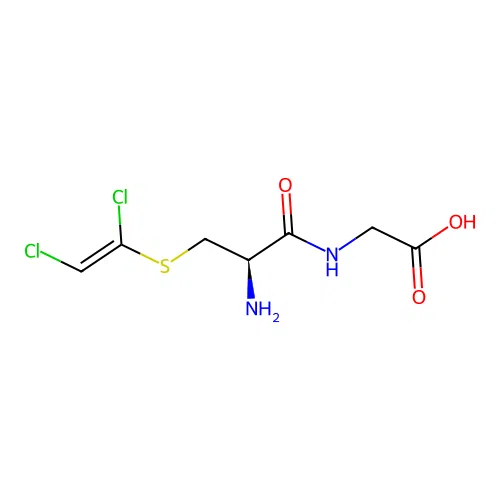 Glycine, N-(S-(1,2-dichloroethenyl)-L-cysteinyl)- structure