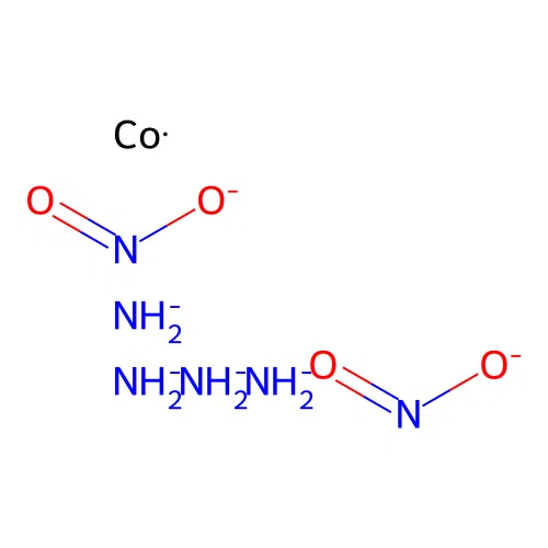 Trnas-tetraamminedinitrocobalt(1+) chloride structure