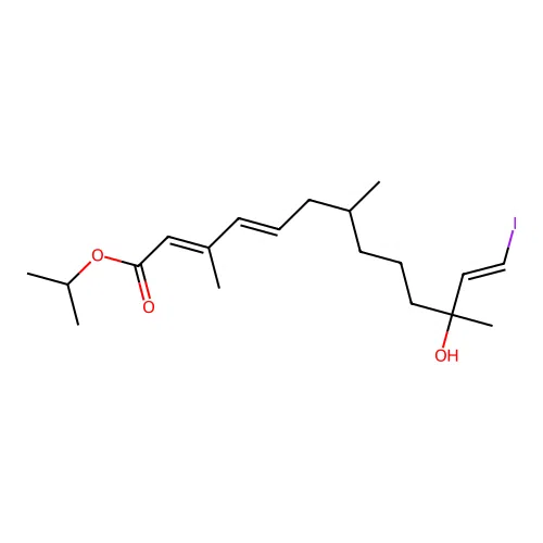 Iodovinylmethoprenol structure