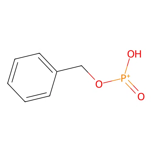 Hydroxy-oxo-phenylmethoxyphosphanium structure
