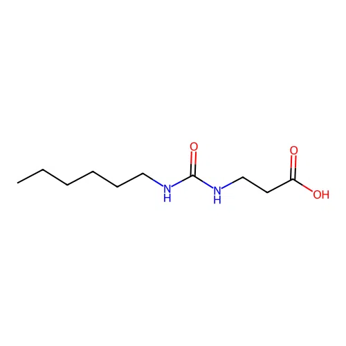 3-(Hexylcarbamoylamino)propanoic acid structure