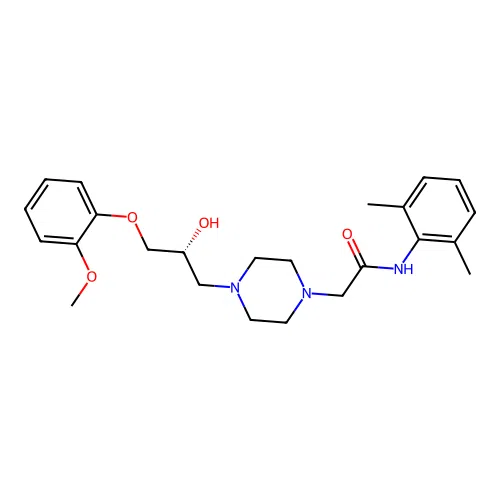 (R)-ranolazine structure