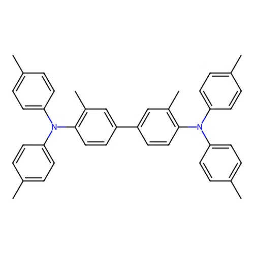 N,N,N',N'-tetrakis-(4-methylphenyl)-3,3'-dimethylbenzidine structure