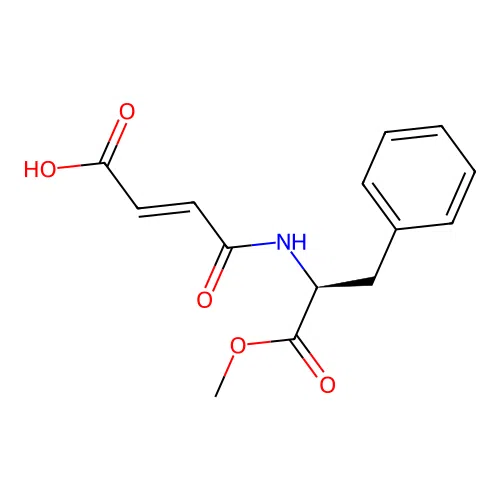 Methyl N-fumarylphenylalaninate structure