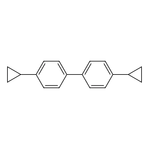 4,4'-Dicyclopropylbiphenyl structure