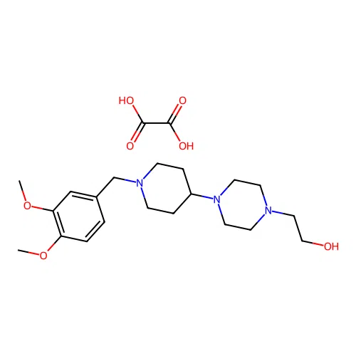 2-(4-(1-(3,4-Dimethoxybenzyl)piperidin-4-yl)piperazin-1-yl)ethanol oxalate structure