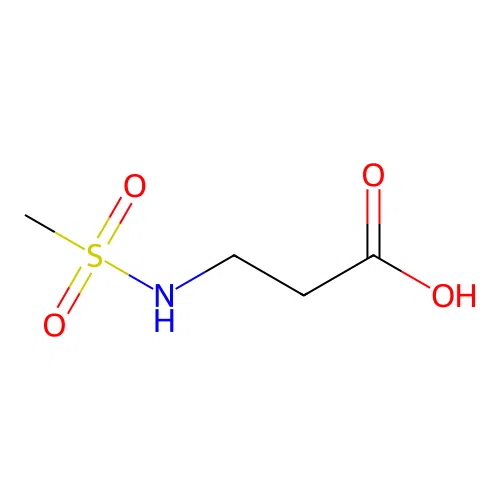 N-(methylsulfonyl)-beta-alanine structure