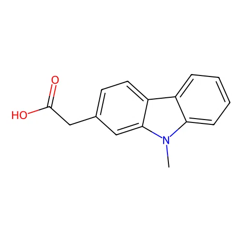 (9-Methyl-9H-carbazol-2-yl)-acetic acid structure