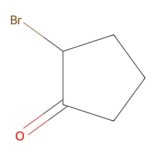 2-Bromocyclopentanone structure