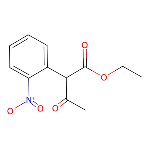Ethyl 2-(2-nitrophenyl)-3-oxobutanoate structure