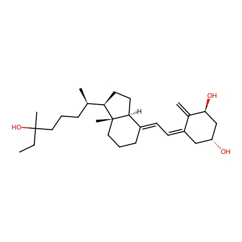 26-Homo-1,25-dihydroxyvitamin D3 structure