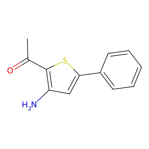 2-Acetyl-3-Amino-5-Phenylthiophene structure