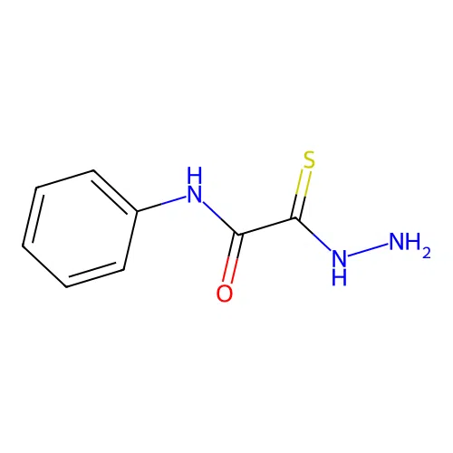 Ethanethioic acid, oxo(phenylamino)-, hydrazide structure