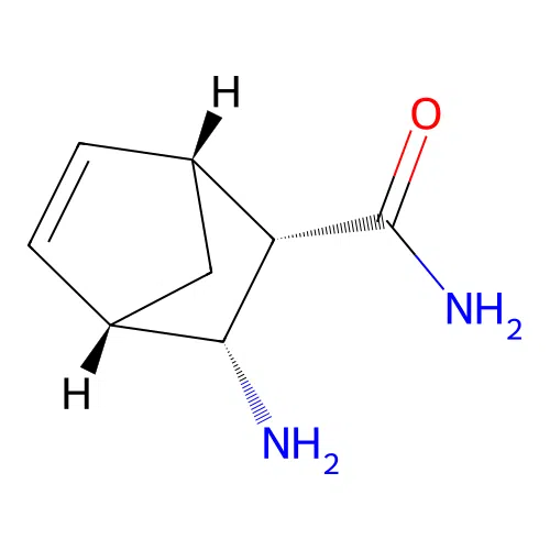 (1R,2S,3R,4S)-3-aminobicyclo[2.2.1]hept-5-ene-2-carboxamide structure
