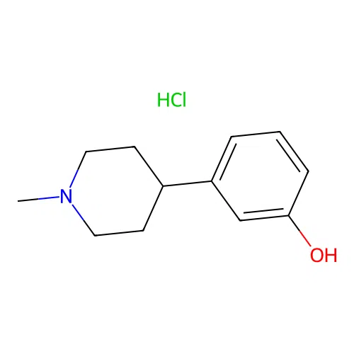 3-(1-Methyl-4-piperidinyl)phenol hydrochloride structure