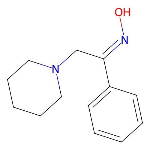 (1Z)-N-hydroxy-1-phenyl-2-(piperidin-1-yl)ethanimine structure