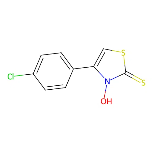 N-hydroxy-4-(4-chlorophenyl)thiazole-2(3H)-thione structure
