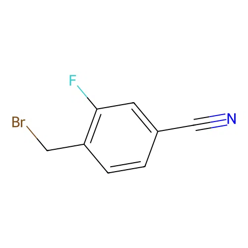 4-(Bromomethyl)-3-fluorobenzonitrile structure