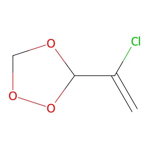 3-(1-Chloroethenyl)-1,2,4-trioxolane structure