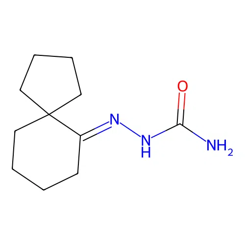 (Spiro[4.5]decan-10-ylideneamino)urea structure