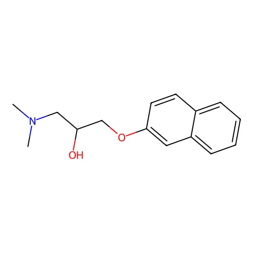 3-(Dimethylamino)-1-(2-naphthyloxy)propan-2-ol structure