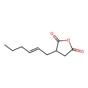 2,5-Furandione, 3-(2-hexen-1-yl)dihydro- structure