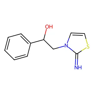 2-(2-Imino-1,3-thiazol-3-yl)-1-phenylethanol structure