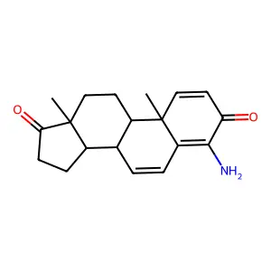 4-Aminoandrosta-1,4,6-Triene-3,17-Dione structure