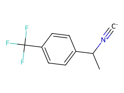 1-(1-Isocyanoethyl)-4-(trifluoromethyl)benzene structure
