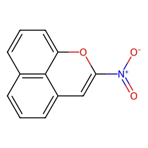 2-Nitronaphtho(1,8-bc)pyran structure