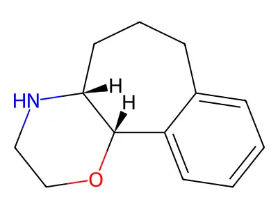 Benzo(6,7)cyclohept(1,2-b)(1,4)oxazine, 2,3,4,4a,5,6,7,11b-octahydro-, (Z)-(+-)- structure
