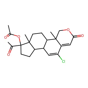 Osaterone acetate structure