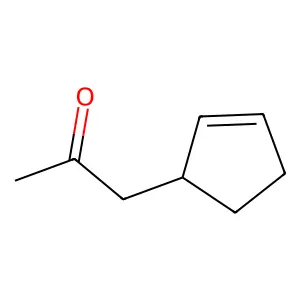 1-(2-Cyclopentenyl)-2-propanone structure