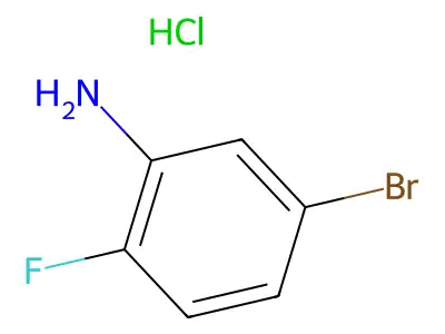 5-Bromo-2-fluoroaniline hydrochloride structure