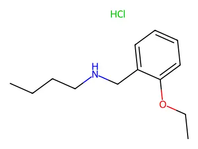 Butyl[(2-ethoxyphenyl)methyl]amine hydrochloride structure