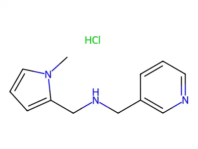 (1-Methyl-1H-pyrrol-2-ylmethyl)-pyridin-3-ylmethyl-amine hydrochloride structure