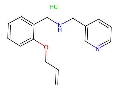 (2-Allyloxy-benzyl)-pyridin-3-ylmethyl-amine hydrochloride structure