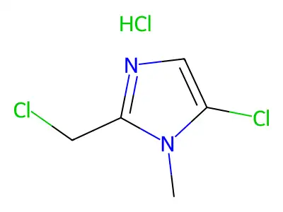 5-chloro-2-(chloromethyl)-1-methyl-1H-imidazole structure