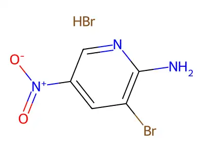 2-Amino-3-bromo-5-nitropyridine structure